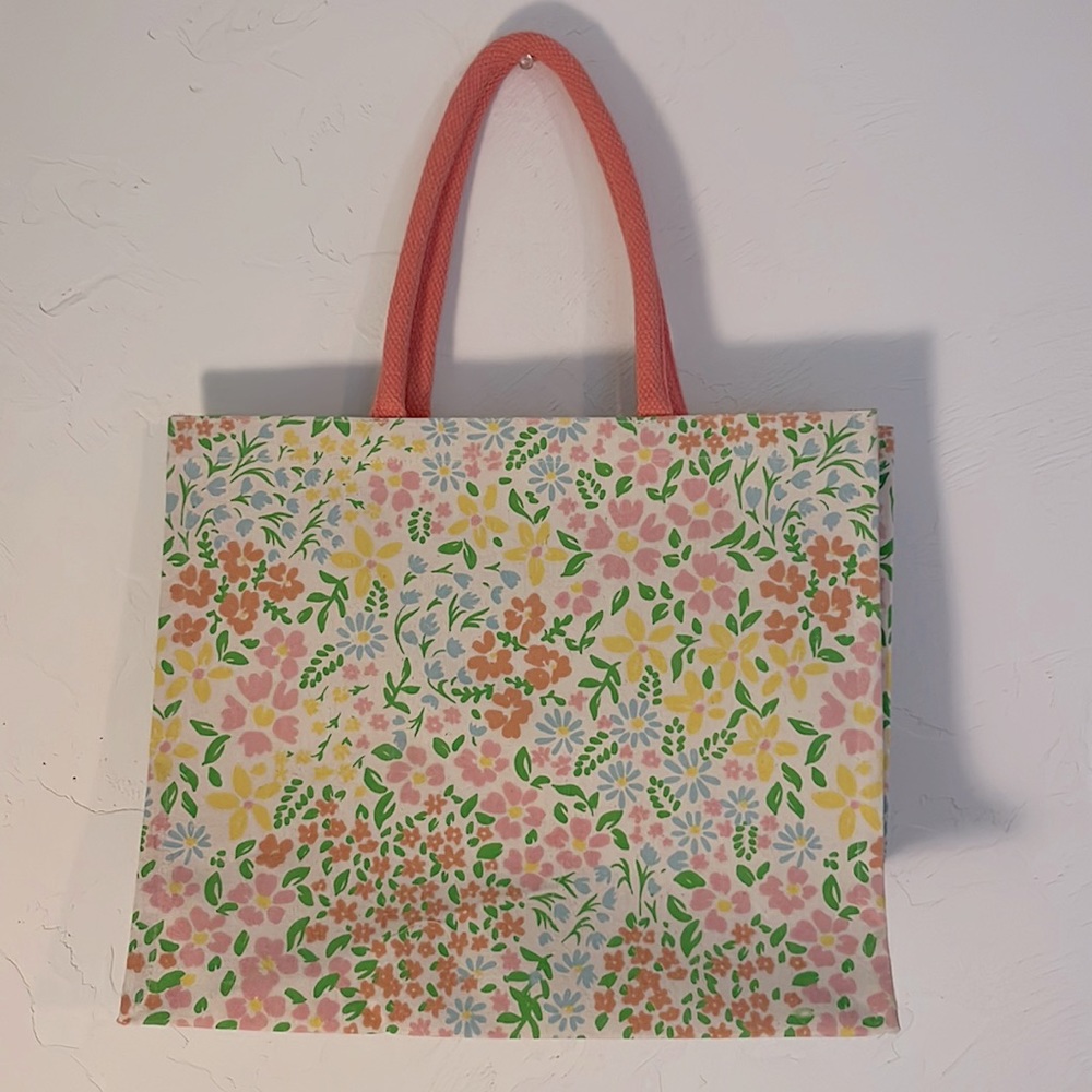 FLORAL CANVAS BAG